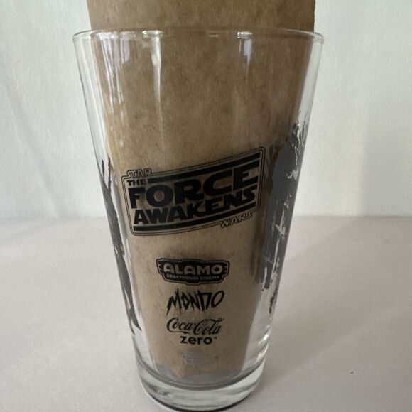 Star Wars Force Awakens PINT GLASS...Alamo Promo Collectible - Picture 9 of 16